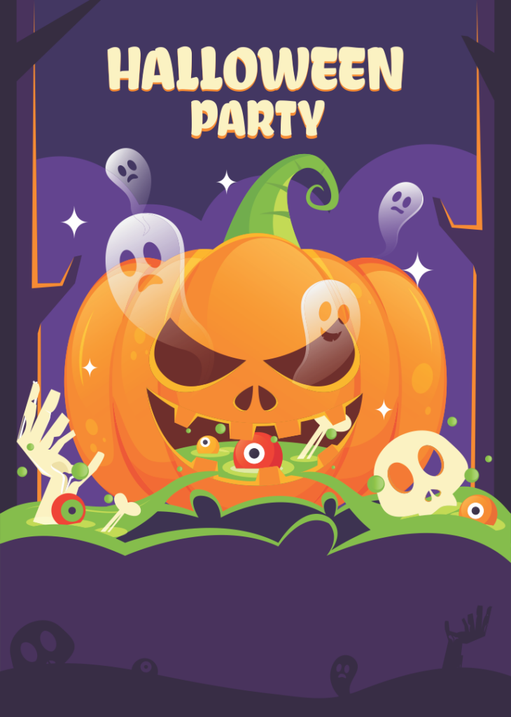 5 Best Halloween Birthday Party Printable Invitation Templates Free 