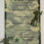 Army Birthday Invitation Template Army Birthday Parties Birthday