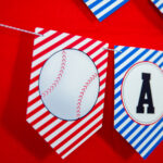 Baseball Party Birthday Banner Printable Studio