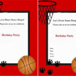 Basketball Birthday Invitations Birthday Printable Basketball