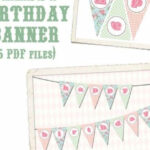 Birthday Banner Free Printable Shabby Chic 29 Ideas Shabby Chic