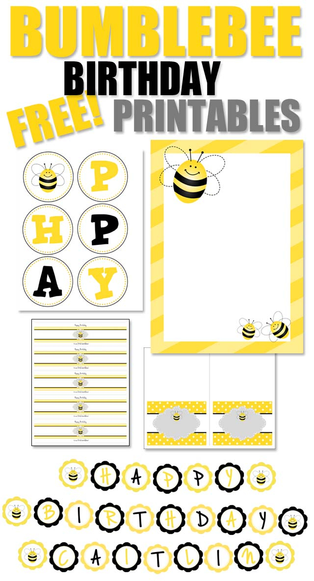 Bumblebee Birthday Party With FREE Printables How To Nest For Less