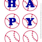 Cap Creations DIY Happy Birthday Baseball Banner Printable