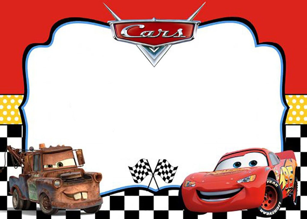 Cars Invitation Template Cars Birthday Invitations Disney Cars 