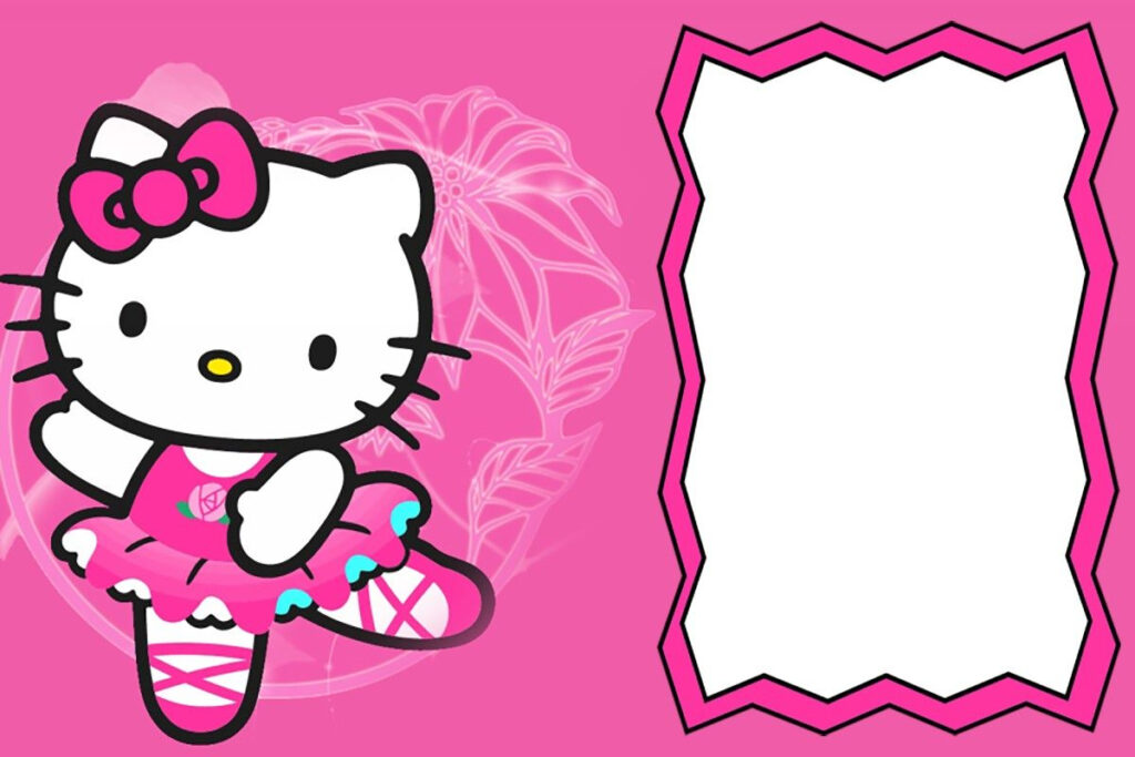 Cute Hello Kitty Party Invitaton Card Invitations Online Birthday 