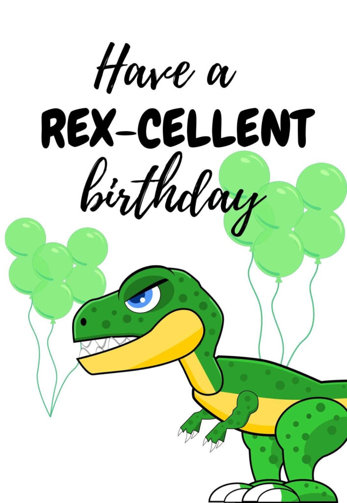 Dinosaur Printable Birthday Cards PRINTBIRTHDAY CARDS