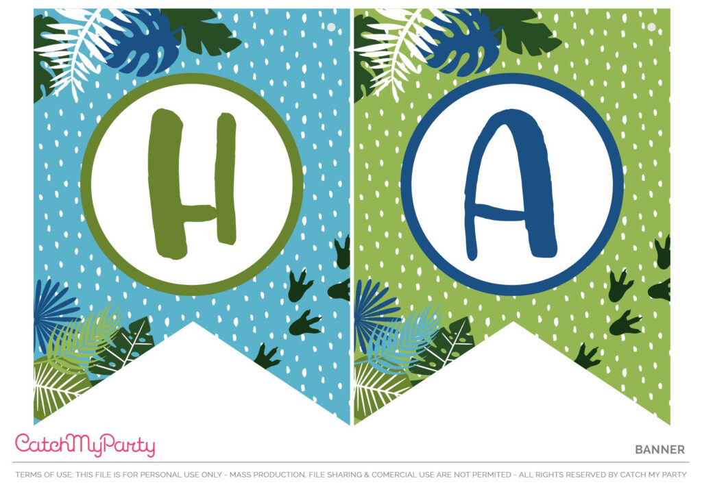 Download These Free Dinosaur Party Printables Love The Banner See 