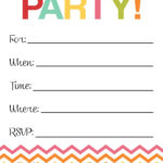 Fill In The Blank Birthday Party Invitation Printab Birthday Party
