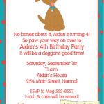 Free Dog Birthday Invitations Ideas Dog Birthday Invitations Puppy