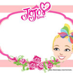 FREE Jojo Siwa Birthday Invitation Templates Jojo Siwa Birthday Free