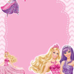 FREE Printable Barbie Birthday Invitation Templates DREVIO