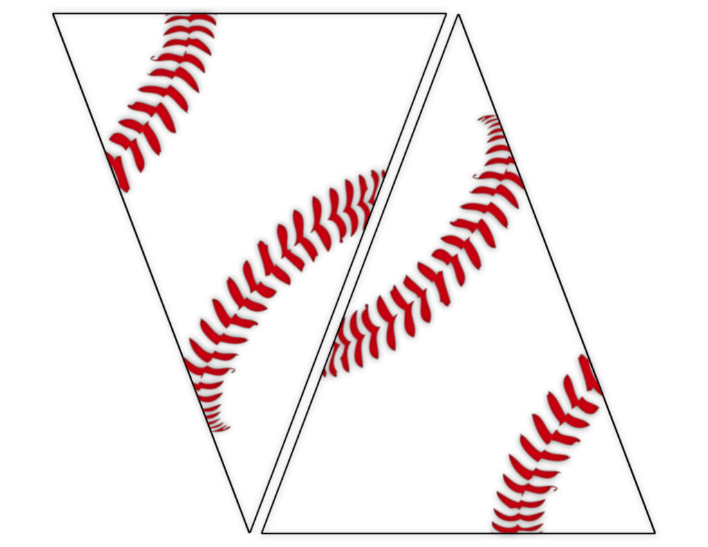 Free Printable Baseball Banner baseball Party Decorations Paper 