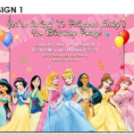 Free Printable Birthday Invitation Disney Princess