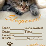 Free Printable Kitten Birthday Invitations Free Printable