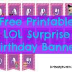 Free Printable LOL Surprise Birthday Banner Birthday Buzzin