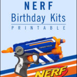 FREE PRINTABLE NERF Birthday Party Kits Template FREE Printable