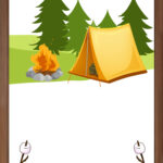 FREE Printable Outdoor Camping Birthday Invitation Templates Camping