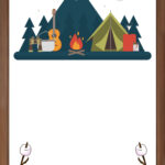 FREE Printable Outdoor Camping Birthday Invitation Templates Camping