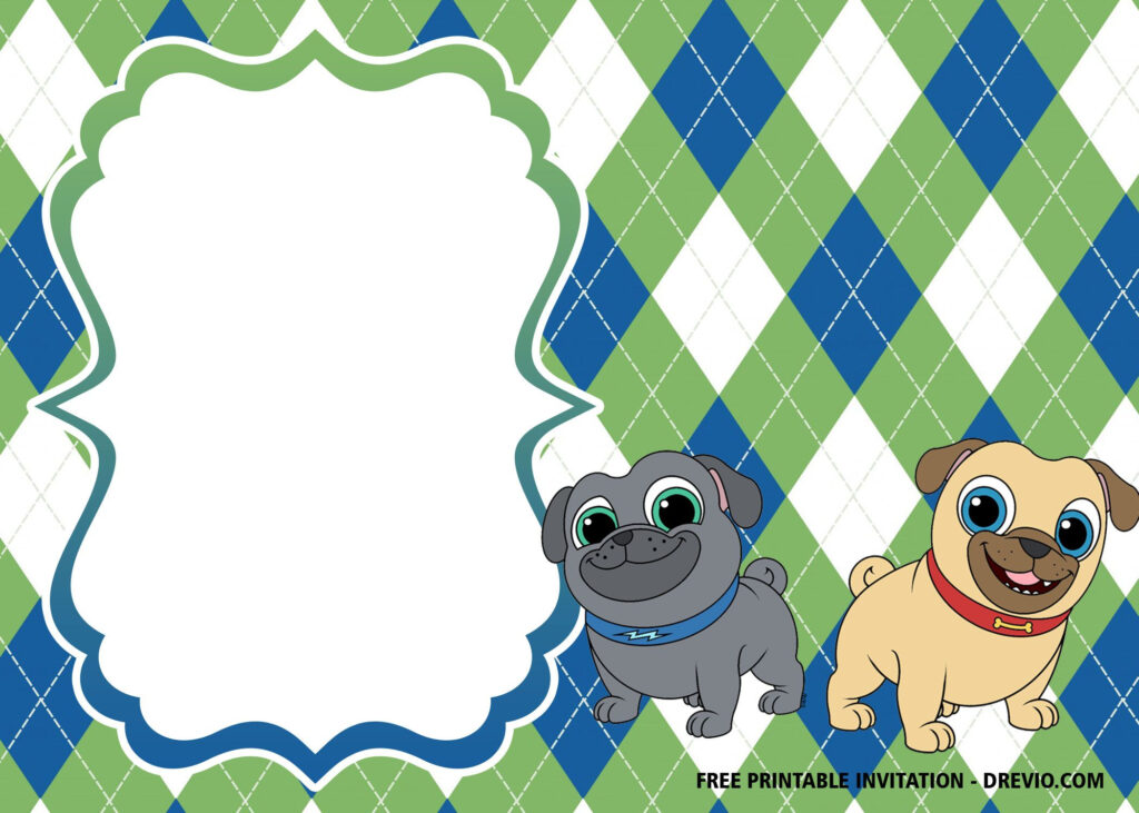 FREE Printable Puppy Pals Dogs Invitation Templates Free Printable 