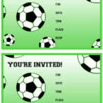 Free Printable Soccer Birthday Party Invitations Soccer Party