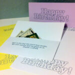 From The Carriage House Easy Birthday Money Card