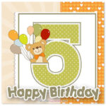 Happy 5th Birthday Wishes For 5 Year Old Boy Or Girl