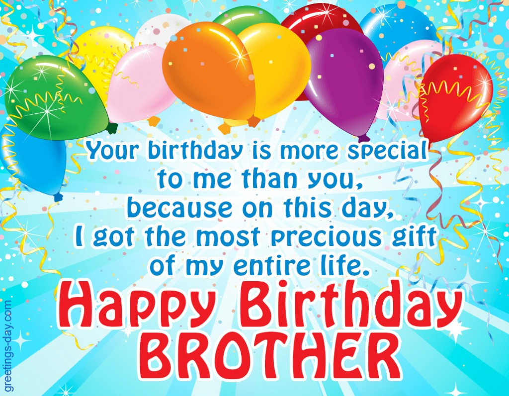 Happy Birthday Brother Free Ecards Wishes In Pictures 