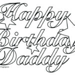 Happy Birthday Dad Printable Coloring Pages At GetColorings Free