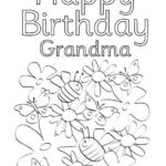 Happy Birthday Grandma Coloring Pages Birthday Coloring Pages Happy