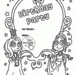 Happy Birthday Princess Coloring Pages At GetColorings Free