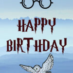 Harry Potter Birthday Cards Harry Potter Cards Happy Birthday Harry