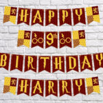 Harry Potter Inspired Banner Printable Birthday Banner All Etsy