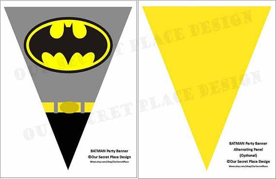 INSTANT DOWNLOAD Editable Superhero Banner Super Hero Banner Super Hero 