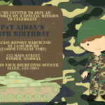Like Verbiage Party Invitations Printable Army s Birthday Birthday