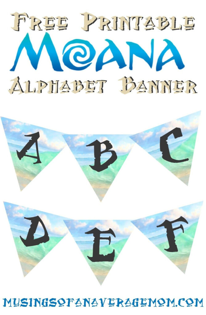 Moana Birthday Banner Moana Birthday Moana Theme Birthday Moana 