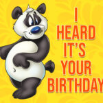 Panda Birthday Wishes Free Happy Birthday ECards Greeting Cards 123