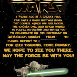 Pin By Tamara Sharps On Parties Star Wars Star Wars Invitations