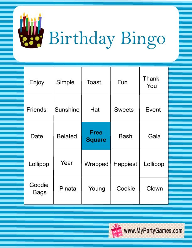 Pin On Free Birthday Printables