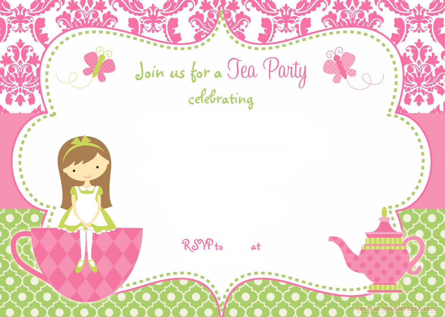 Pin On Free Printable Birthday Invitation