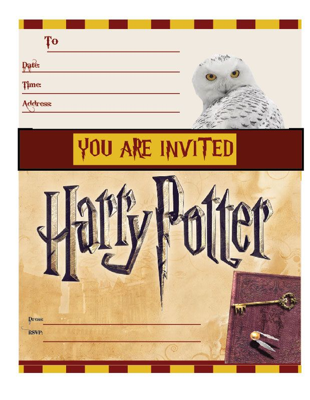 Pin On Harry Potter Printables