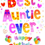 Printable Birthday Cards For An Aunt PRINTBIRTHDAY CARDS