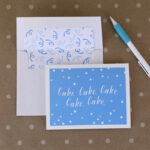 Printable Birthday Cards With Envelope Liner Today s Creative Life