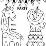 Printable Birthday Party Invitation Topcoloringpages