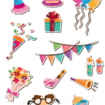 Printable Stickers For Happy Birthday Party Free Printable Papercraft
