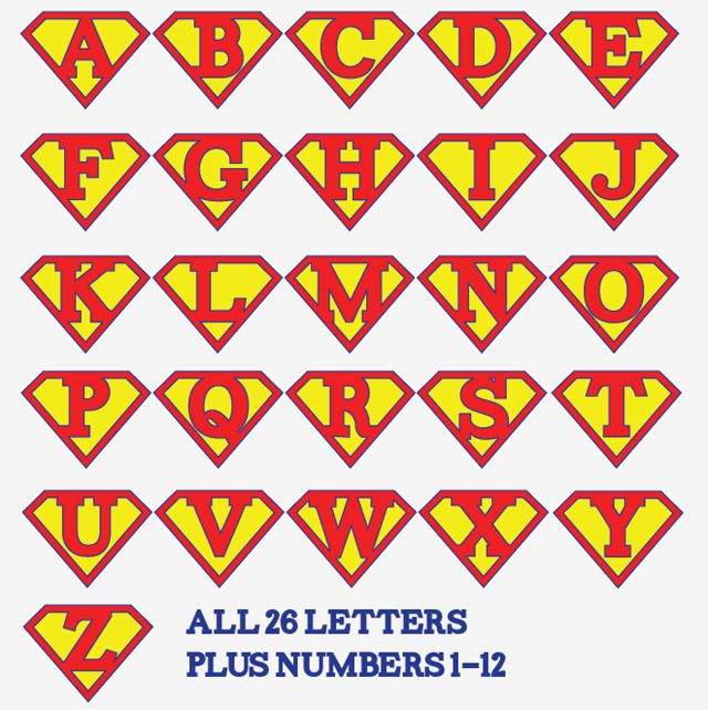 Printable Superman Birthday Banner For A Super Hero Birthday Party 
