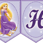 Rapunzel Tangled Birthday Banner Rapunzel Birthday Banner Etsy