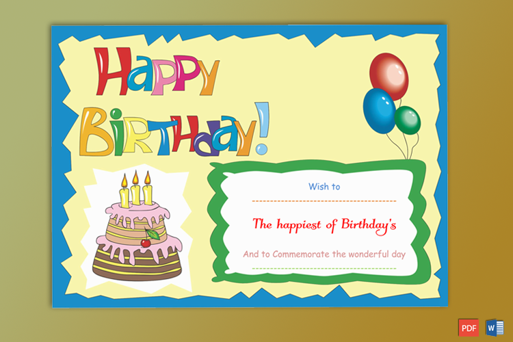 Free Printable Birthday Gift Cards 2022