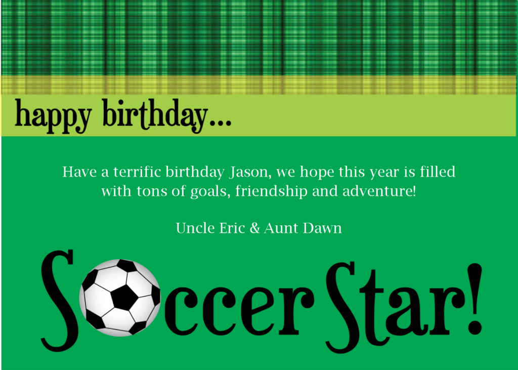 Soccer Birthday Cards To Print Invitation Design Blog