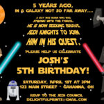 Star Wars Birthday Party Invitations