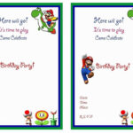 Super Mario Birthday Invitations Birthday Printable Super Mario